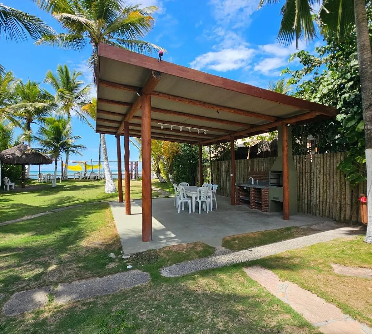 別荘 Belissima Casa 2 Suites Beira Mar Em Condominio Com Piscina, Pe Na Areia ポルトセグロ